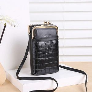 GIGI crossbody bag black purse and phone case compact from Tiny Big Bag